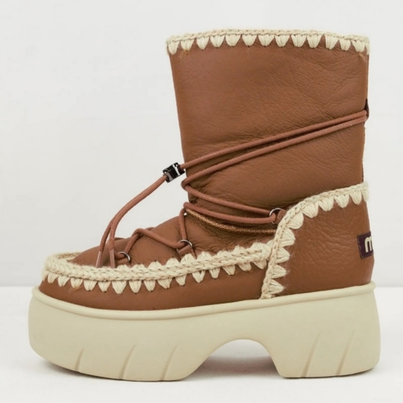 Free People MOU Lunar Landing Snow Platform Boots Size/37 - Picture 4 of 10